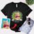 Custom cat portraint shirt, white background