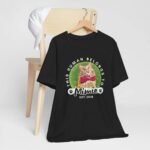 custom cat portrait shirt in black hanging, gift for cat lovers