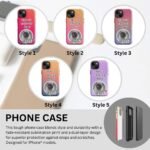 Personalized dog phone case styles chart