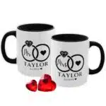 Custom Wedding Cups for Mr. and Mrs.