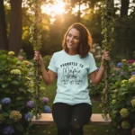 Promoted to Mama Est. [Custom Year] New Mom T-Shirt Gift - Image 6